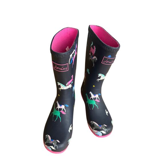 Joules Horse Rain Boots - Picture 1 of 8